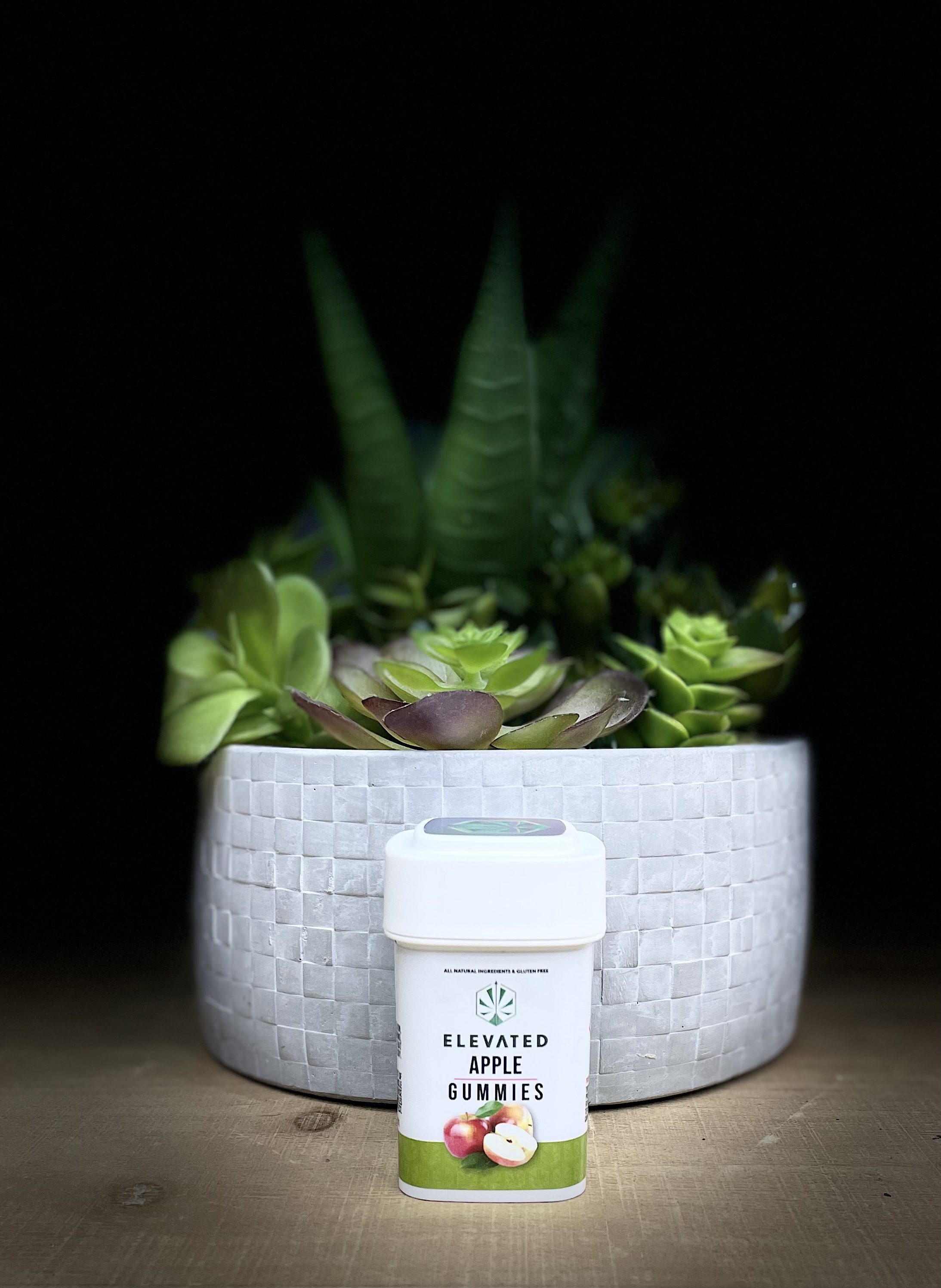 Elevated Green Apple (S) 100mg Gummies